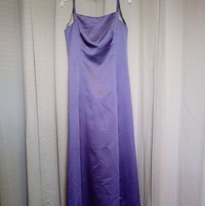 Long purple dress